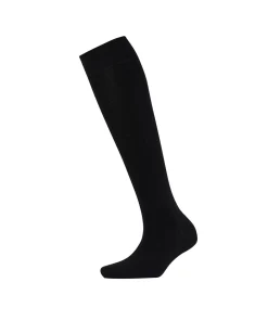 Falke Knæstrømper<3009 BLACK - Softmerino KH Socks