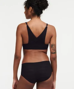 Chantelle Undertøj|Bh'er<011 BLACK - Softstretch Stripes Bralette Padded