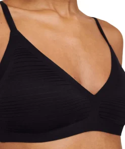Chantelle Undertøj|Bh'er<011 BLACK - Softstretch Stripes Bralette Padded