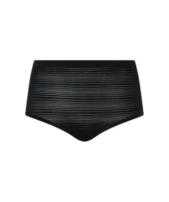 Chantelle Undertøj|Trusser<011 BLACK - Softstretch Stripes High Waist Brief