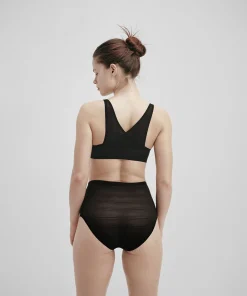 Chantelle Undertøj|Trusser<011 BLACK - Softstretch Stripes High Waist Brief