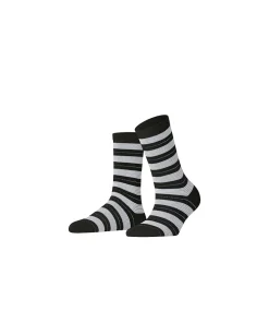 Falke Ankelstrømper/ Sokker<3000 BLACK - Stripe Uniform SO Socks
