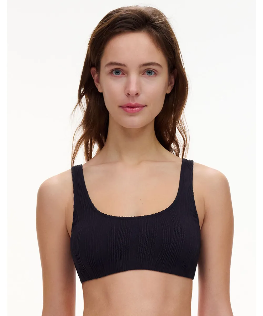 Chantelle Bikinier<011 BLACK - Swim One Size WF T-shirt Bra_removabla Pads