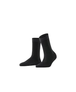 Falke Ankelstrømper/ Sokker<3000 BLACK - Tactile Dot SO Socks