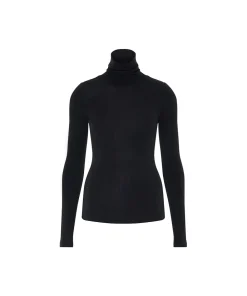 Chantelle Top/ Loungeshirt/ Pyjamas<011 BLACK - Thermo Comfort Turle Neck T-shirt