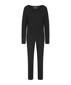 Triumph Top/ Loungeshirt/ Pyjamas|Pyjamas/ Loungewear<0004 BLACK - Timeless Sensuality Pyjamas