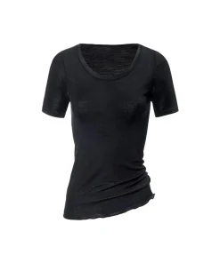 Calida Undertøj<996 BLACK - True Confidence Top Short-Sleeve