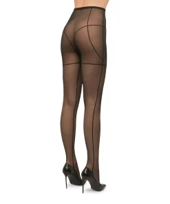 Wolford Strømpebukser/ Leggings|Sexet Lingeri<7005 BLACK - Tulle Tights