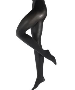 Falke Strømpebukser/ Leggings<3009 BLACK - Warm Deluxe 80 TI Tights