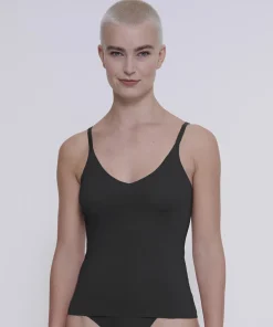 Sloggi Undertøj<0004 BLACK - Zero Feel 2.0 Spaghetti Top