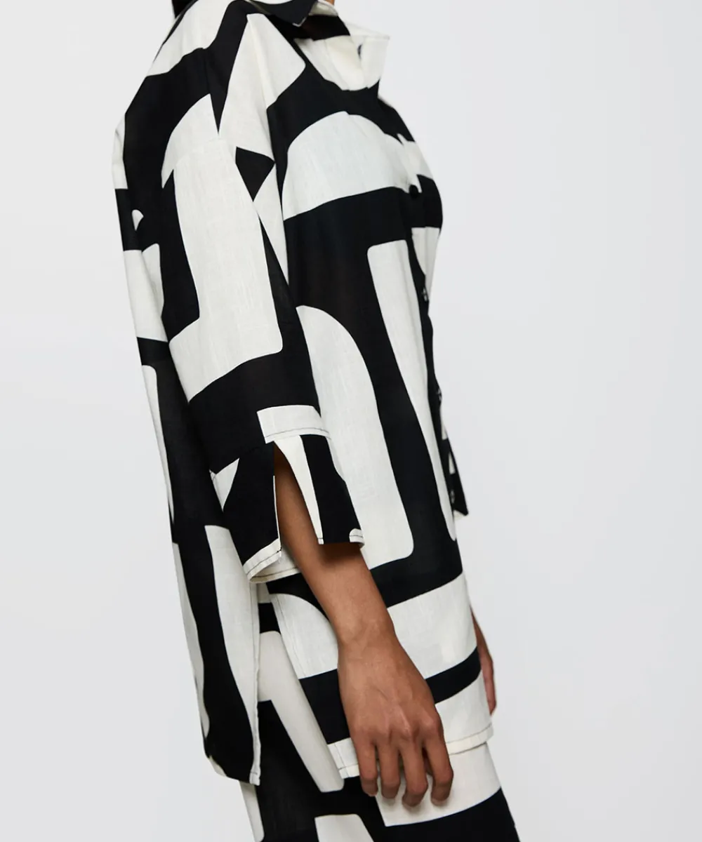 Triumph Top/ Loungeshirt/ Pyjamas<0034 BLACK COMBINATION - Summer Wear Top