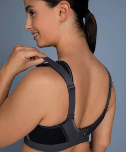 Anita Sportsbh'er|Bh'er<445 BLACK/ANTHRACITE - Sport Sports Bra
