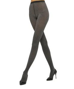 Wolford Strømpebukser/ Leggings<9069 BLACK/ASH - Cotton Strømpebukser/Leggings