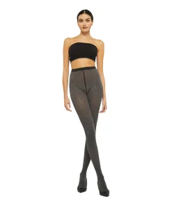 Wolford Strømpebukser/ Leggings<9069 BLACK/ASH - Cotton Strømpebukser/Leggings