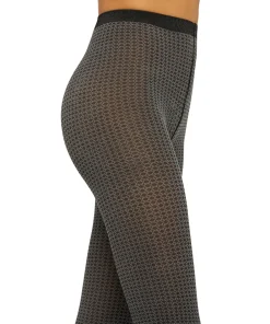 Wolford Strømpebukser/ Leggings<9069 BLACK/ASH - Cotton Strømpebukser/Leggings