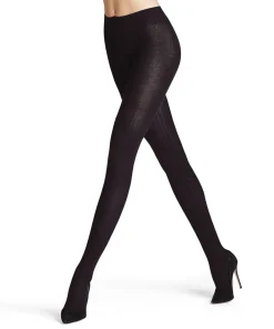 Falke Strømpebukser/ Leggings<8595 BLACKBERRY - Cross Knit Tights