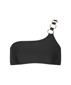 Missya Bikinier<036 BLACK/GOLD - Miami Top One Shoulder