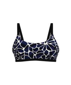 Anita Bikinier<465 BLACK/POOL BLUE - Blue Depths Care Bikini Top