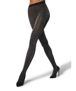 Wolford Strømpebukser/ Leggings<7124 BLACK/SILVER - Stardust Strømpebukser/Leggings