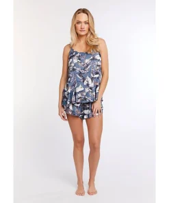 CCDK Copenhagen Top/ Loungeshirt/ Pyjamas<4335 BLUE FOG - Elina Chemise Top