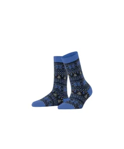 Falke Ankelstrømper/ Sokker<6474 BLUE IRIS - Country Calling SO Socks