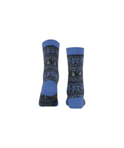 Falke Ankelstrømper/ Sokker<6474 BLUE IRIS - Country Calling SO Socks