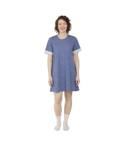 Brandtex Natskjorter/ Big Shirts|Natkjoler/ Underkjoler/ Chemiser<3431 BLUE MELANGE - Night wear