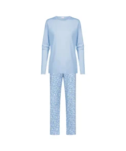 Mey Pyjamas/ Loungewear<1116 BLUE SILK - Night Pyjama Full Length
