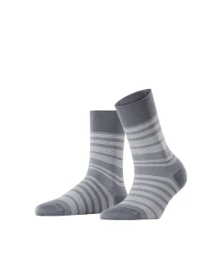 Falke Ankelstrømper/ Sokker<3715 BLUE SMOG - Sensitive Sunset Stripe Sock