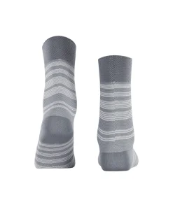 Falke Ankelstrømper/ Sokker<3715 BLUE SMOG - Sensitive Sunset Stripe Sock