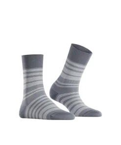 Falke Ankelstrømper/ Sokker<3715 BLUE SMOG - Sensitive Sunset Stripe Sock