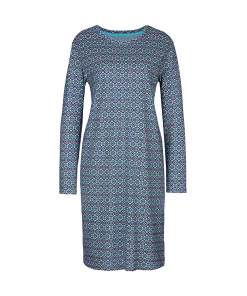 Calida Natkjoler/ Underkjoler/ Chemiser<565 BLUE TOPAZ - Ornament Nights Nightdress