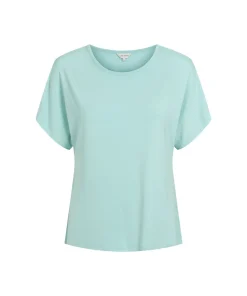 Lady Avenue Pyjamas/ Loungewear<650 BLUE/GREY STRIPE - Bambus Homewear Short-sleeve Pyjamas