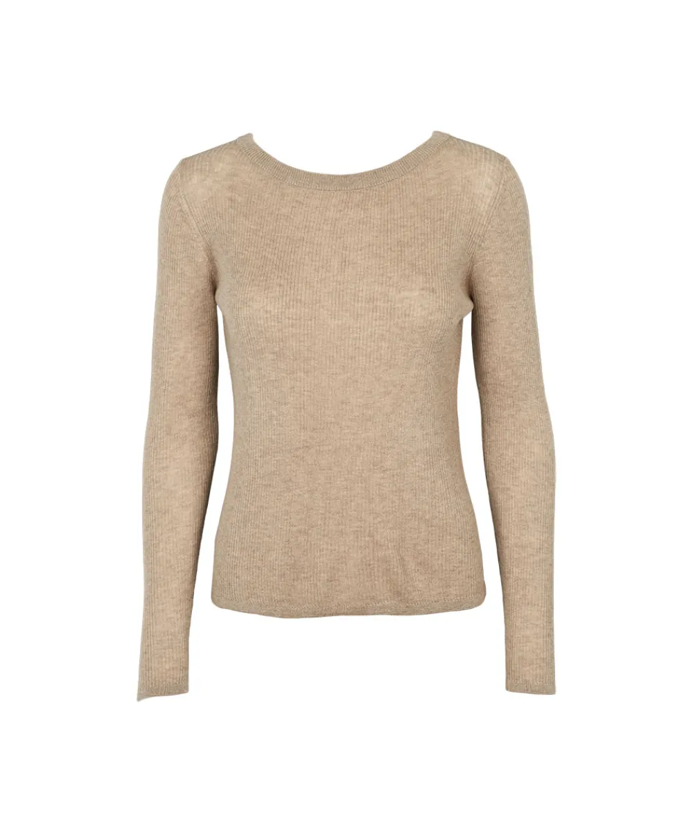 Missya Top/ Loungeshirt/ Pyjamas<317 BROWN SAND - Huggy Pullover