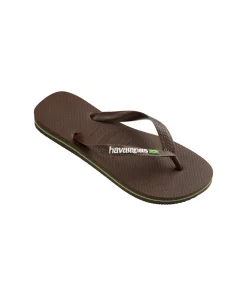 Havianas Tilbehør<2673 BROWN/WHITE - Brasil Logo Havaianas Flip Flop