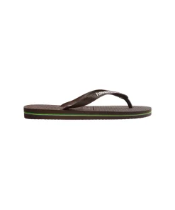 Havianas Tilbehør<2673 BROWN/WHITE - Brasil Logo Havaianas Flip Flop