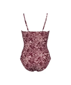 Missya Badedragter<243 BURGUNDY - Bologna Swimsuit