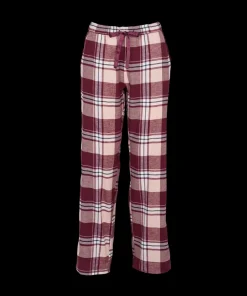 Missya Shorts/ Loungepants<243 BURGUNDY - Check Flannel Night Pant