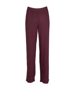 Missya Shorts/ Loungepants<243 BURGUNDY - Cozy Wide Pant