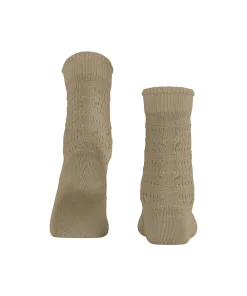 Falke Ankelstrømper/ Sokker<5058 CAMEL - Granny Square SO Socks