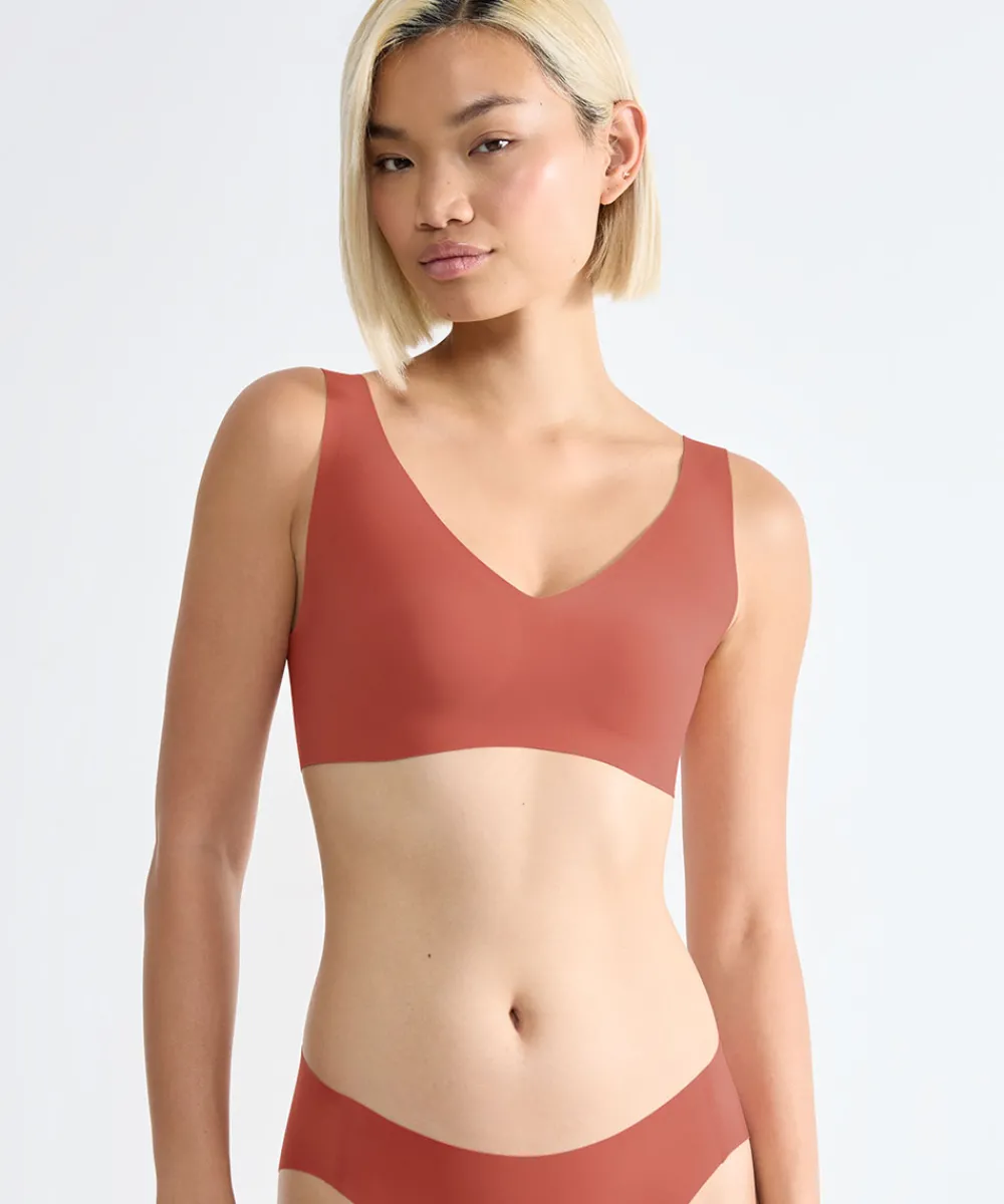 Sloggi Undertøj|Bh'er<7128 CANDID ORANGE - Zero Feel P