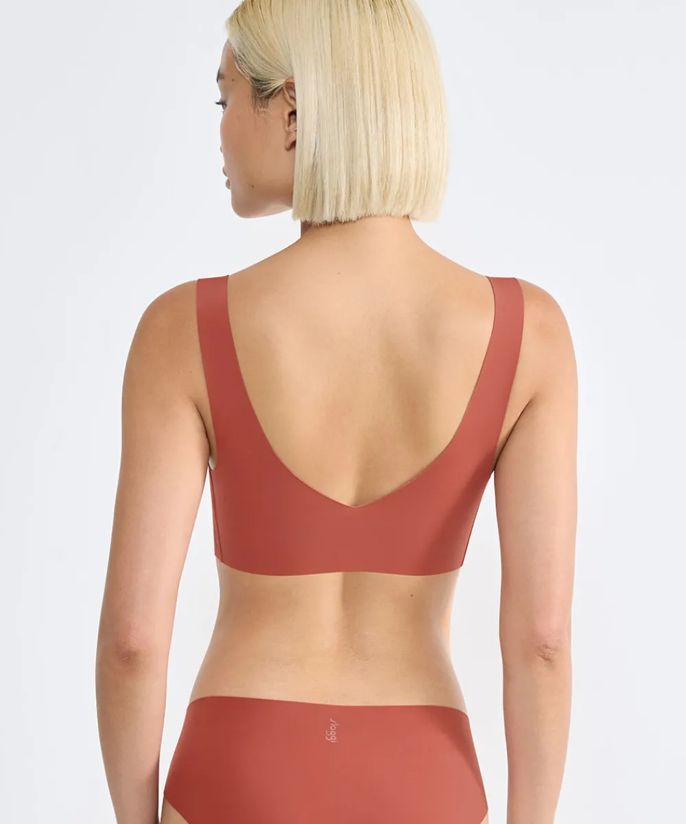 Sloggi Undertøj|Bh'er<7128 CANDID ORANGE - Zero Feel P