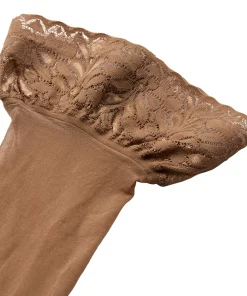 Decoy Selvsiddende/ Overknee<4255 CARAMEL - Stay-Up 20 den