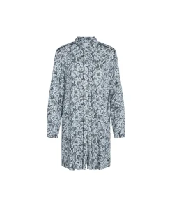 CCDK Copenhagen Natskjorter/ Big Shirts<6071 CELESTIAN BLUE AOP - Jinna Boyfriend Shirt