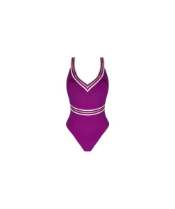Lise Charmel Badedragter<1639 CG/CASSIS GOLD - Energie Nau Halter Swimsuit
