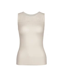 Calida Undertøj<904 CHARM CREAM - Silky Wool Glam Tank Top