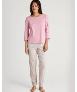 Calida Top/ Loungeshirt/ Pyjamas<262 CHERRY BLOSSOM - Favourites Botanic Shirt 3/4 Sleeve