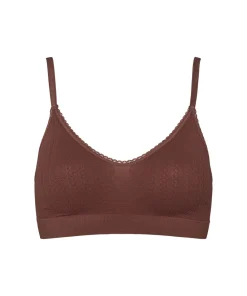 Missya Undertøj|Bh'er<474 CHOCOLATE BROWN - Lucia Bh Trekant/top