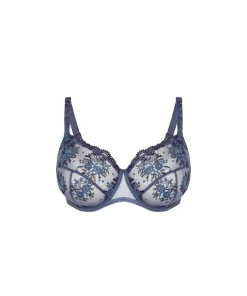 Simone Pérèle Bh'er<526 CINDER BLUE - Intrigue Full Cup Support Bra