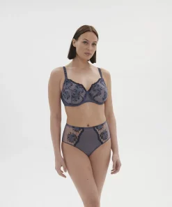 Simone Pérèle Bh'er<526 CINDER BLUE - Intrigue Full Cup Support Bra
